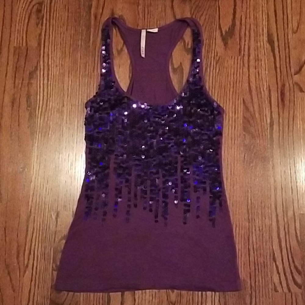 💜Sequin Shower Tank💜 - Picture 3 of 7
